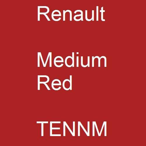 Renault, Medium Red, TENNM.